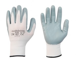 Unbekannt 60 Paar gummifreie Nylonhandschuhe Dünne atmungsaktive Bequeme und staubfreie Handschuhe,S 