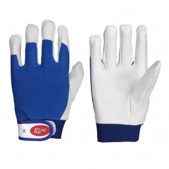 RL 1152 • RLine® • Schaf-Nappaleder-Handschuh •
Klettverschluss • blauer Baumwollrücken


 11