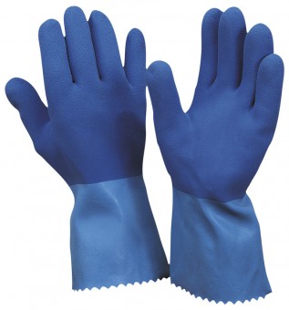 RL 1184 • Solidstar® • Latex-Handschuh • Super-Blue rough •
raue Handfläche • mit Baumwoll-Strickfutter • 30 cm • CAT 3


 