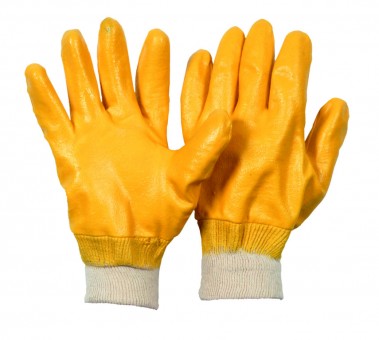RL 1351 • Soleco® • Nitril-Handschuh • gelb •
Strickbund • vollbeschichtet • CE CAT 2


 