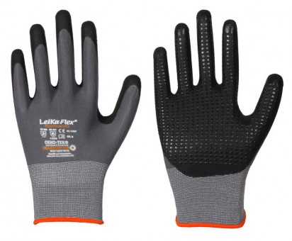 RL 1467 • LeiKaFlex®  Feinstrick-Handschuh mit Nitril
- Foam-Beschichtung + Noppen • Größe 7 - 12


 8