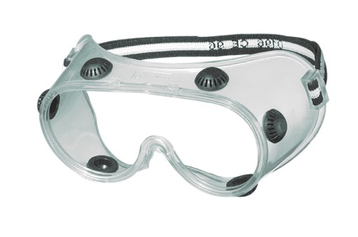 Vollsichtbrille mit indirekter Belüftung
und Antibeschlagscheibe • Modell Nr. 441


 