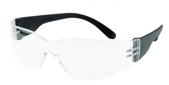 Moderne schwarze Universalschutzbrille •
Farblose Scheibe mit UV-Schutz • Modell 680


 