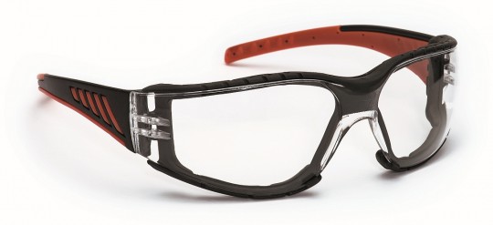 Bügelschutzbrille mit EVA-Schaumstoff •
farblos PC 2 mm - Modell Nr. 622


 