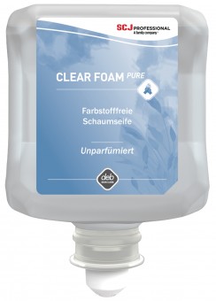 CLR1L CLEAR FOAM PURE1 L
Unparfümierte und farbstofffreie milde Schaumseife


 