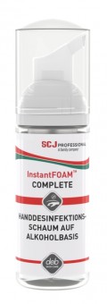 IFS47ML Deb InstantFOAM® Complete 47 ml
Schaum-Handdesinfektionsmittel auf Alkoholbasis


 