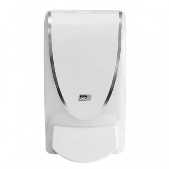 TWH1LDS  Refresh™ Washroom - Transparent White Cover 1 l
Deb Spender Transluzent weiß mit Chrom


 