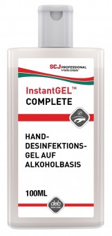 ISG100MLDE • InstantGEL™ COMPLETE • 100 ml Flasche •
Handdesinfektionsgel auf Alkoholbasis


 