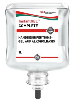 ISG1LDE • InstantGEL™ COMPLETE • 1 Liter Kartusche •
Handdesinfektionsgel auf Alkoholbasis


 